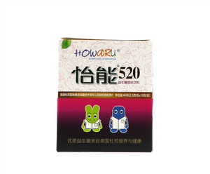 怡能520益生菌固体饮料 40克（2.5克X16包/盒）