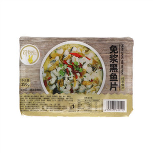 可怡业免浆黑鱼片