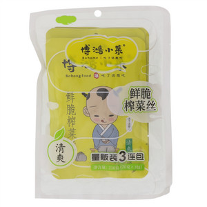 博鸿小菜清爽鲜脆榨菜丝