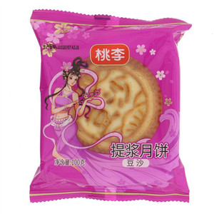 桃李豆沙提浆月饼