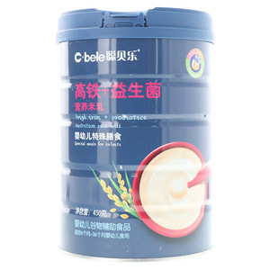 聪贝乐高铁+益生菌婴幼儿特殊膳食营养米乳