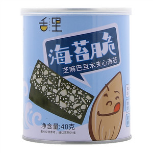 舌里芝麻巴旦木夹心海苔脆