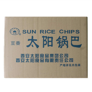 太阳锅巴豆香五香味50克×100袋