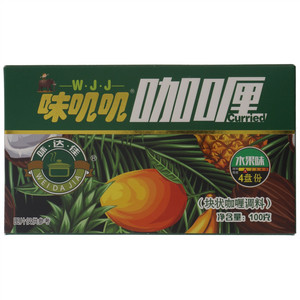味达佳味叽叽水果味咖喱