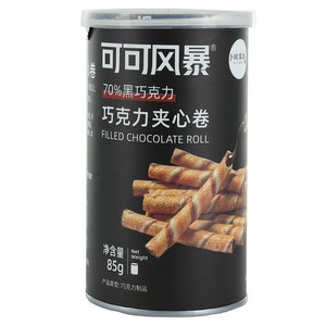 卜珂零點可可风暴巧克力夹心卷