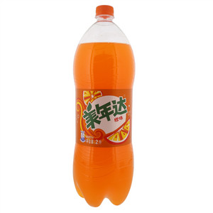 美年达橙味果味型汽水