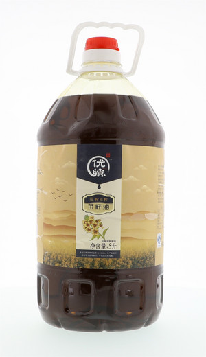 优飨压榨小榨菜籽油5l