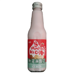 呦友草莓味冰淇淋酸奶