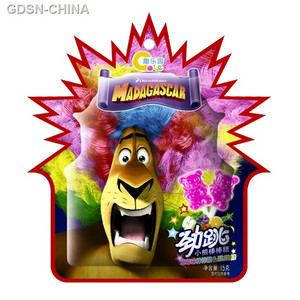 趣乐园劲跳草莓味小熊棒棒糖