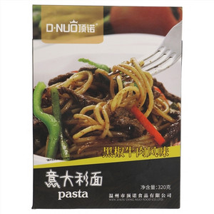 顶诺/D·NUO黑椒牛肉风味意大利面