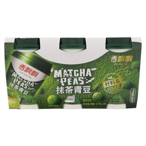 香飘飘抹茶青豆奶茶三连杯