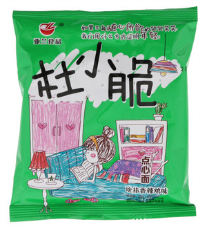 亚兰食品杜小脆吮指香辣鸡味