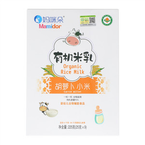 妈咪朵胡萝卜小米有机米乳