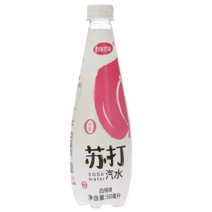 百莲好荷白桃味苏打汽水