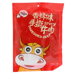 优滋Yours香辣味手撕牛肉