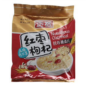 正格红枣枸杞营养燕麦片