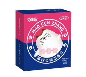 猫村长猫爪曲奇饼干（白桃味）