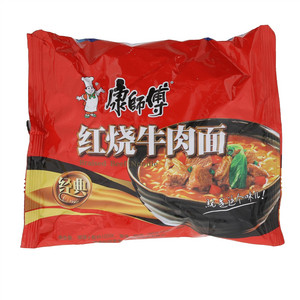 康师傅红烧牛肉面