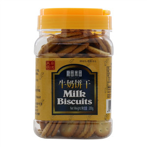 糖田米田牛奶饼干