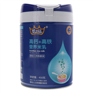 婴之冠高钙+高铁营养米乳