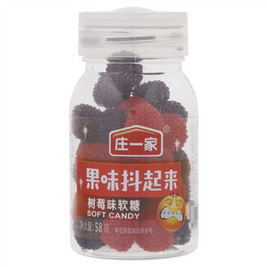庄一家果味抖起来树莓味软糖