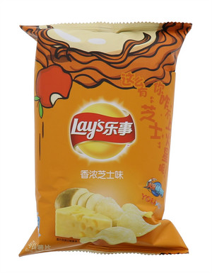 乐事薯片香浓芝士味40克