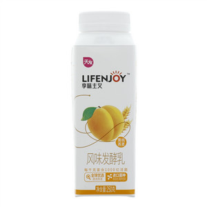 天友享味主义黄桃燕麦风味发酵乳