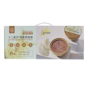 十二夏天桂花藜麦口味风味燕窝粥