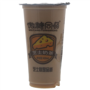 微糖同萌芝士奶茶（风味饮料）