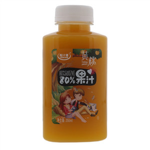 粒汁健黄桃复合果汁饮料