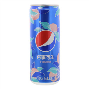百事可乐白桃乌龙味可乐型汽水