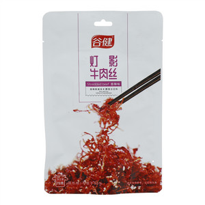 谷健灯影牛肉丝（香辣味）