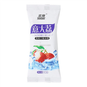 双翔荔枝口味冰棍