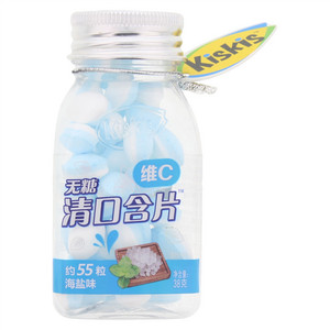 kiskis酷滋海盐味无糖清口含片