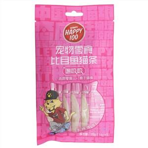 WANPY HAPPY100宠物零食比目鱼猫条噜吸吸