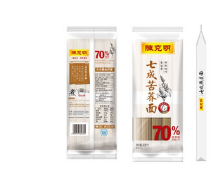 陈克明高添加七成苦荞面