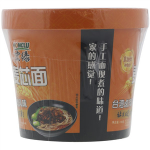 宏绿台湾卤肉风味麦芯面