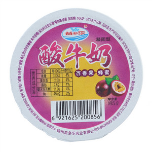 益多乐凝固型百香果+蜂蜜酸牛奶