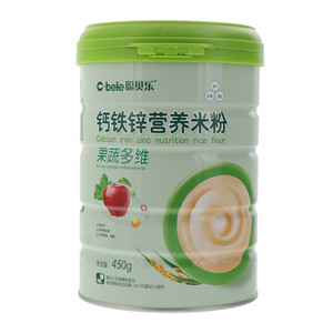 聪贝乐果蔬多维钙铁锌营养米粉