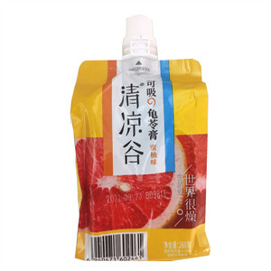 清凉谷蜜柚味可吸龟苓膏