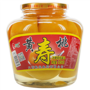 亮宝寿冰糖黄桃罐头