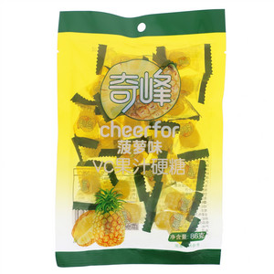奇峰菠萝味VC果汁硬糖