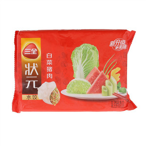 三全白菜猪肉饺子