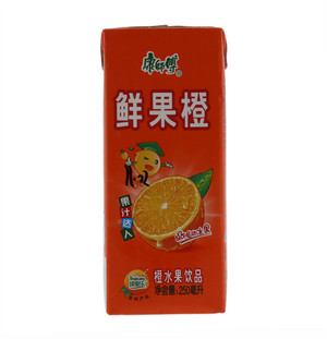 康师傅鲜果橙 橙水果饮品250毫升