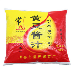常氏黄豆酱汁黑色酱汁