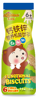 钙铁锌营养机能饼干