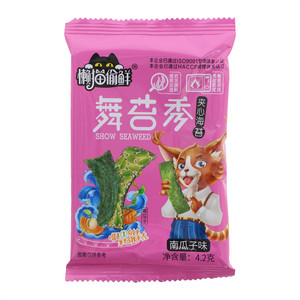 懒猫偷鲜南瓜子味夹心海苔