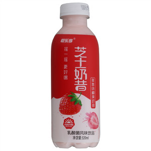 畅乐享草莓味奶昔