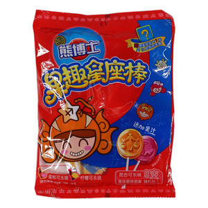 熊博士蜜桃可乐味 柠檬可乐味硬质糖果
