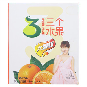 沃尔旺三个水果橙粒果汁饮料